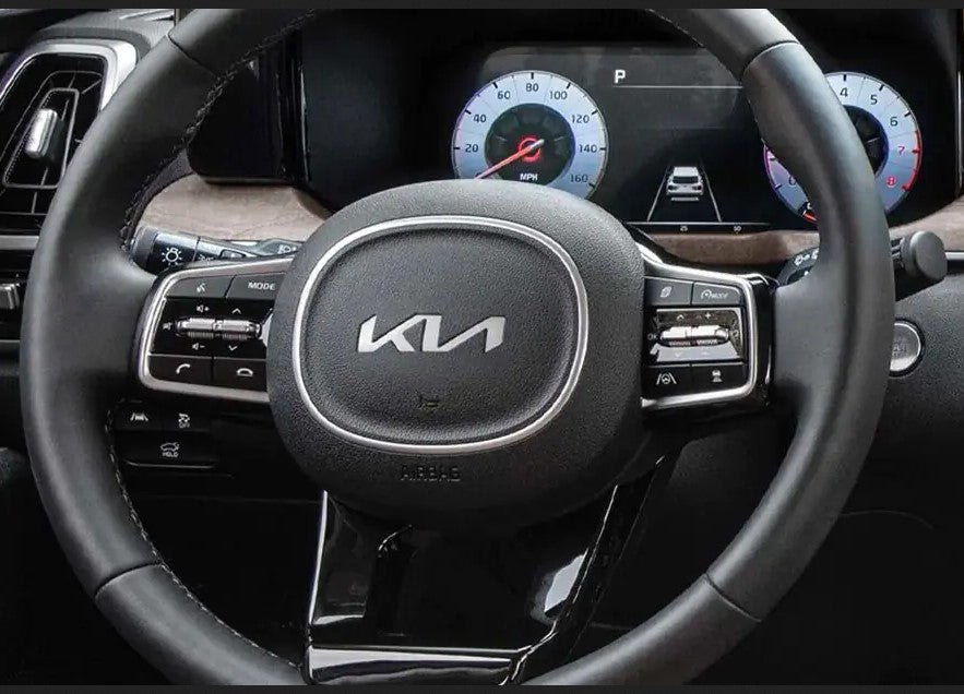 2022- 2025 Kia Sorento Hybrid steering wheel +Knee Airbag , 80100-P2600WK OEM Brand new KIA logo