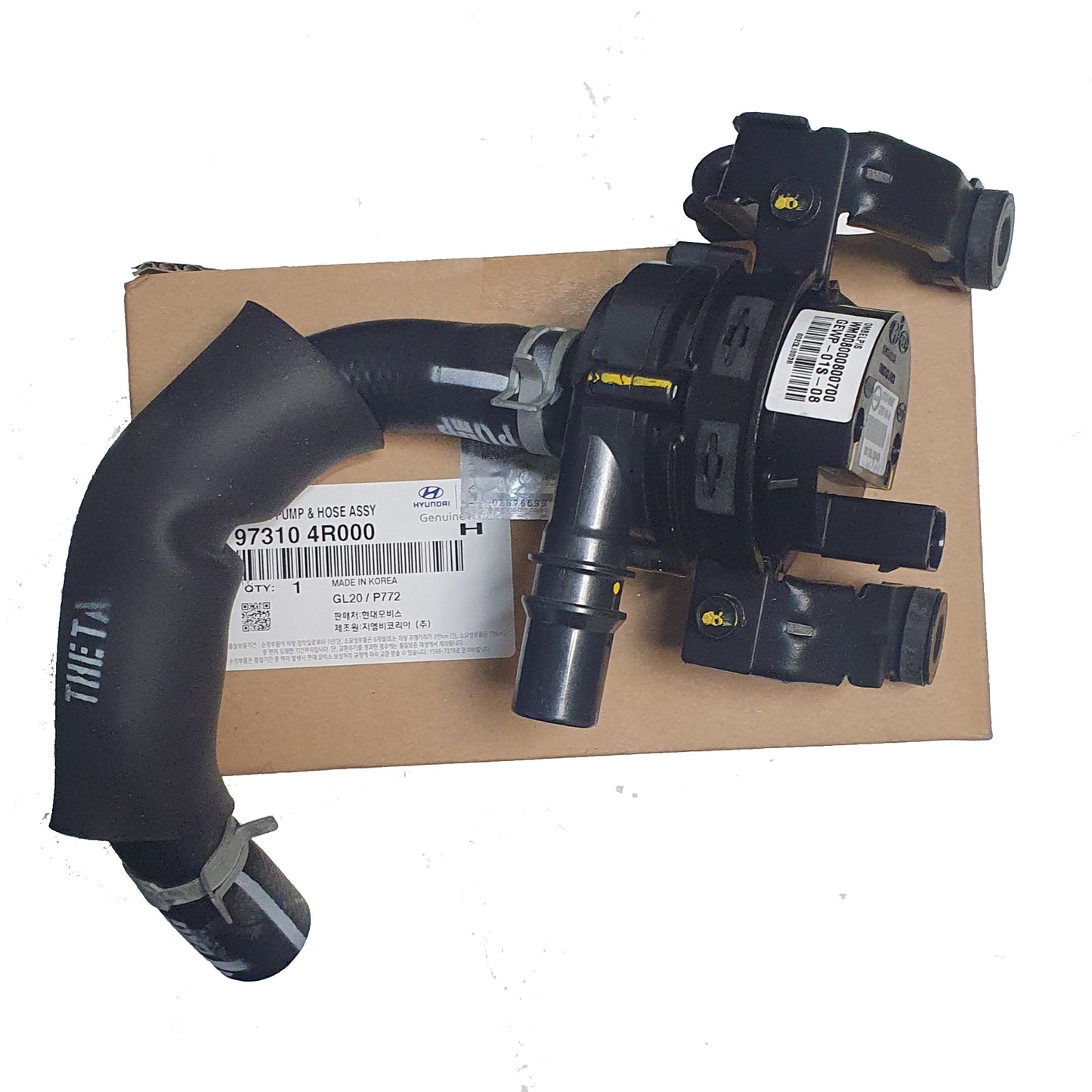 Genuine Heater exchange Pump & Hose 973104R000 973114U100 for Sonata 11-15 Optima 11-16 Hybrid