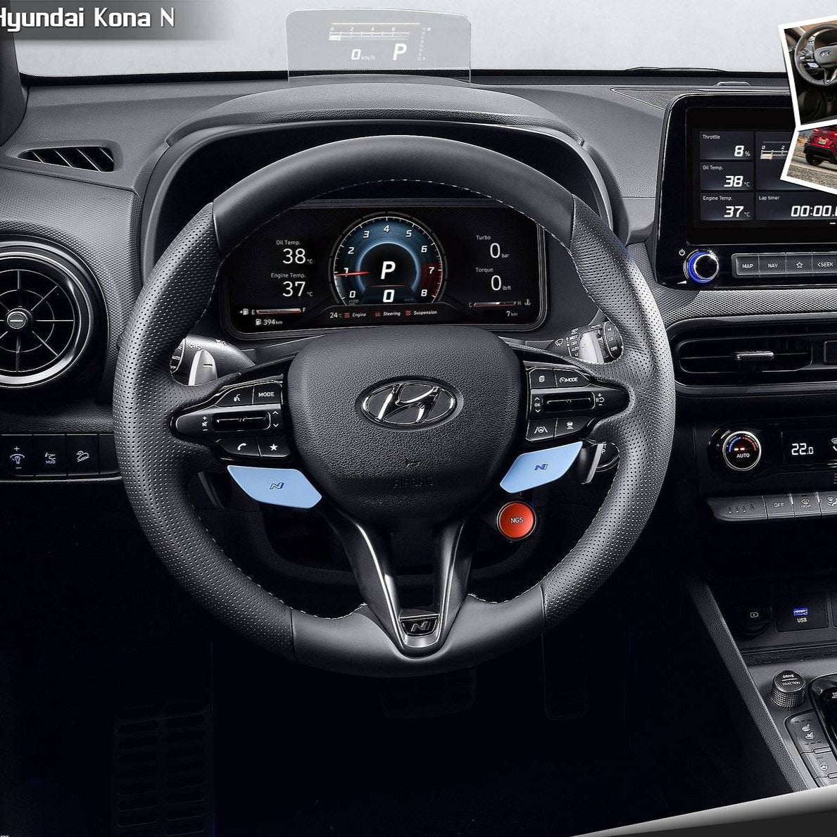 2021 2022 Hyundai KONA N steering wheel airbag 80100-K9500TRY ,New Original