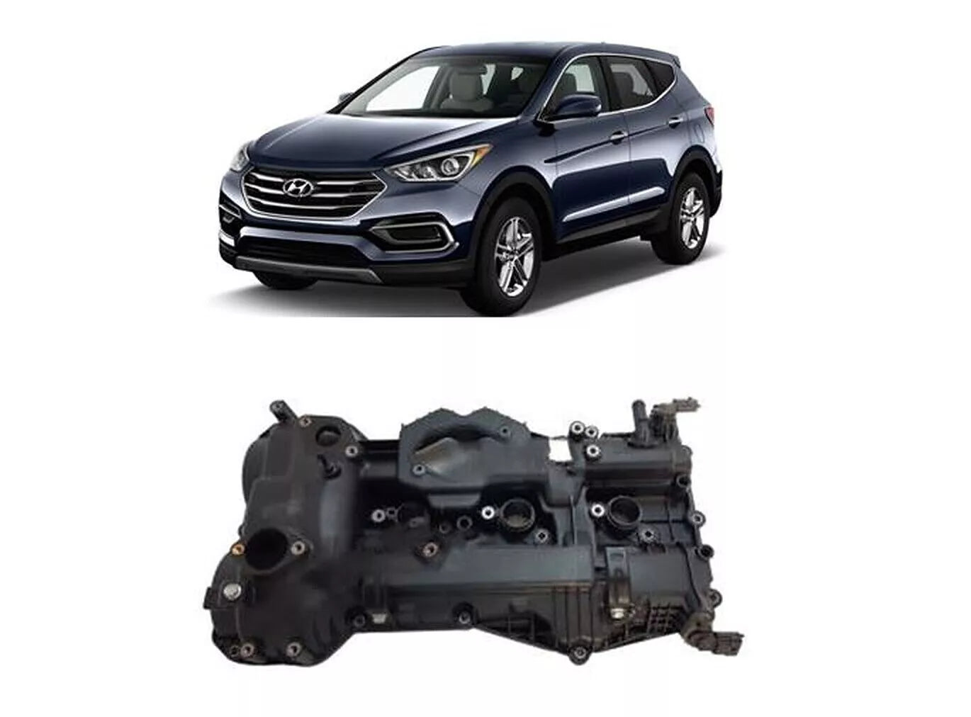 OEM Genuine Valve Cover 224103CGC3 for 2014-2018 SORENTO SEDONA SANTA FE 3.3L