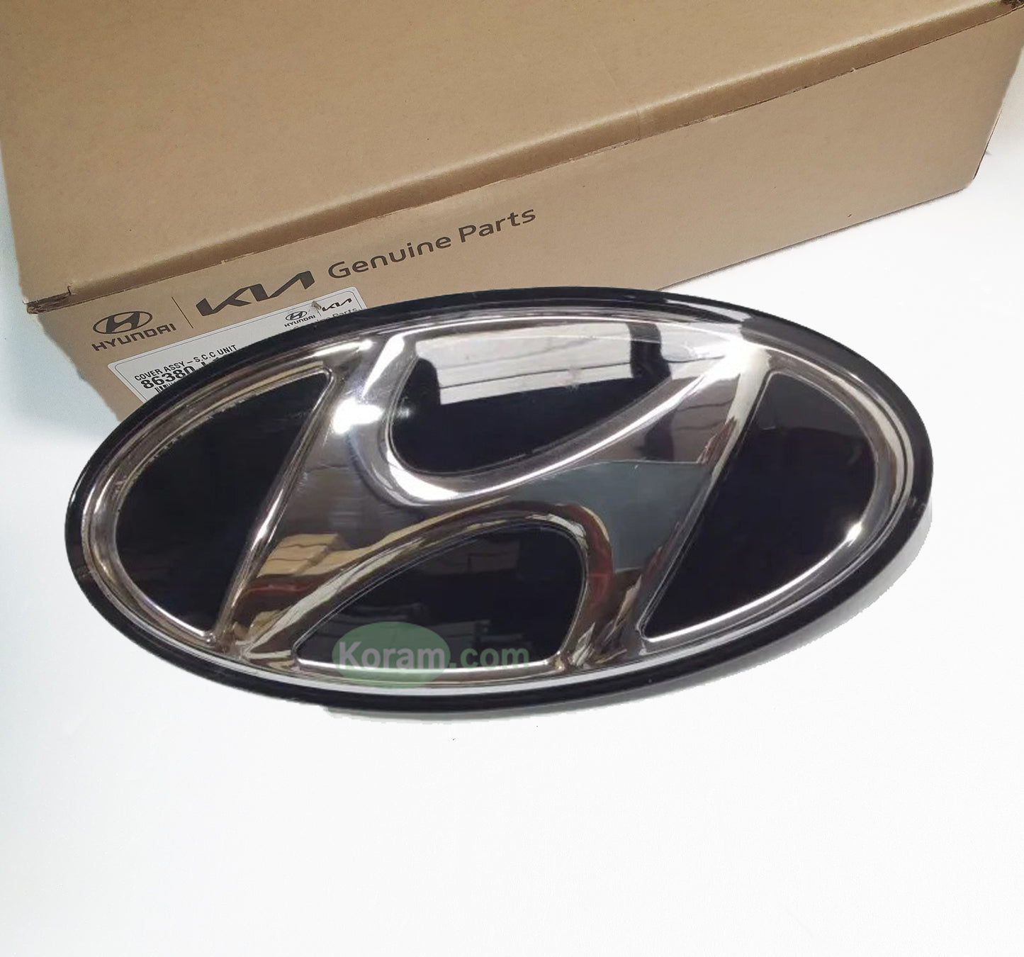 Genuine 86355-G8000 Hyundai Front H symbol Logo Emblem Cover S.C.C Unit for 2018-2019 Sonata
