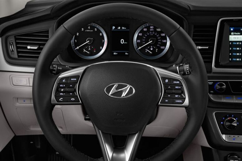 2018-2019 Hyundai sonata 2.4L Steering Wheel 80100-C1500Try & Knee Airbag  Set Brand New Original