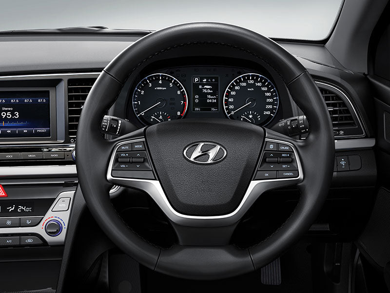 2017-2018  Hyundai Elantra 2.0L  steering wheel 52900-F2300TRY+Knee Air bag New Original