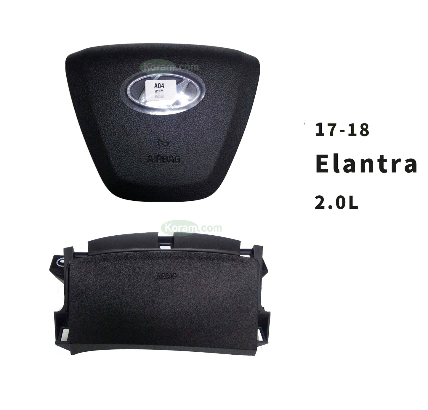 2017-2018  Hyundai Elantra 2.0L  steering wheel 52900-F2300TRY+Knee Air bag New Original