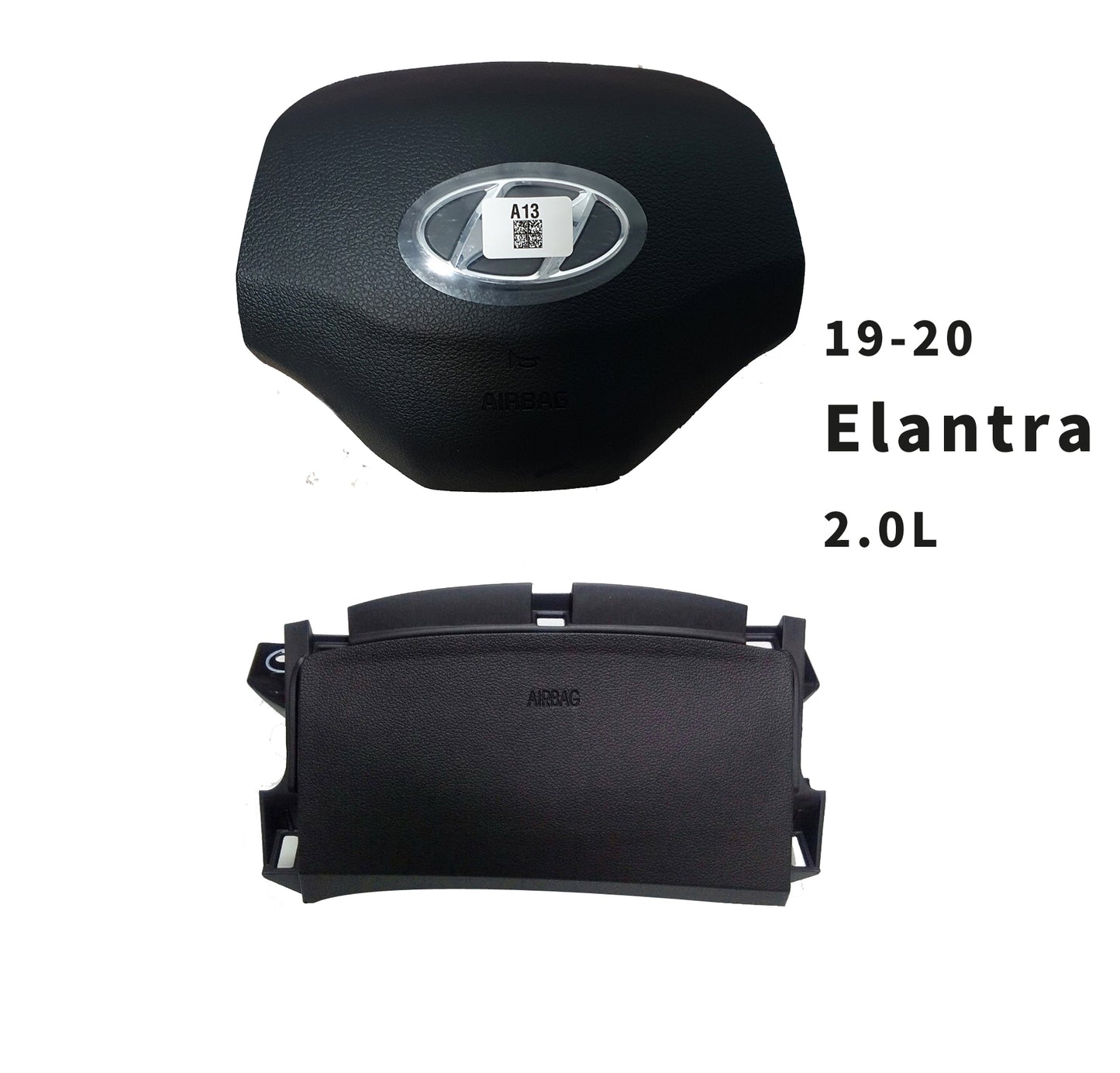 2019-2020 Hyundai Elantra 2.0L steering wheel 80100-F2500TRY+Knee Air bag New Original