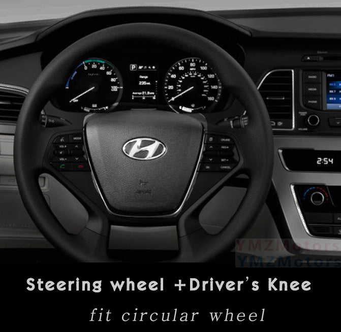 2015-2016-2017 Hyundai sonata 2.4L Steering Wheel 56900-C1500TRY & Knee Airbag  Set Brand New Original